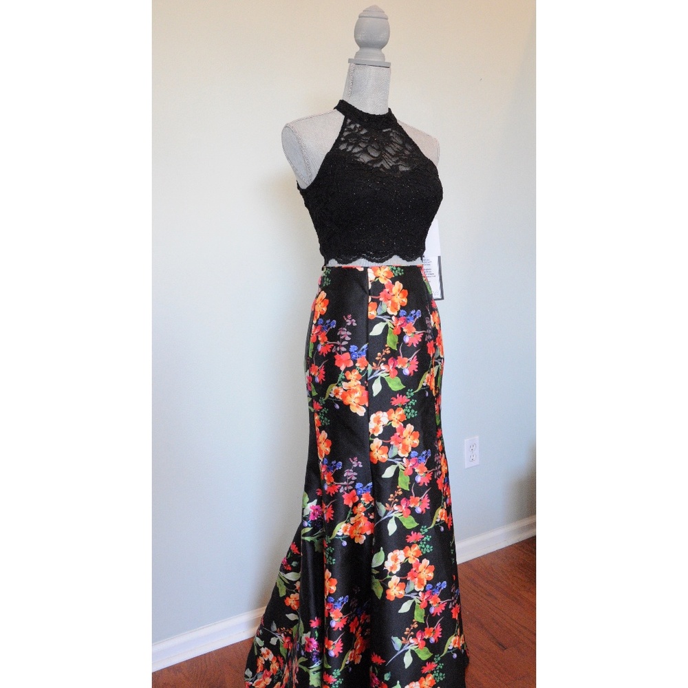 NWT [City Studio] 2 piece floral dress #110 - Picture 6 of 8